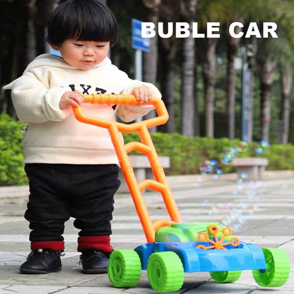

children hand push bubble car bubble lawn mower outdoor bubble blowing toy kids outdoor toys wedding supplies baby kids gift new 1018