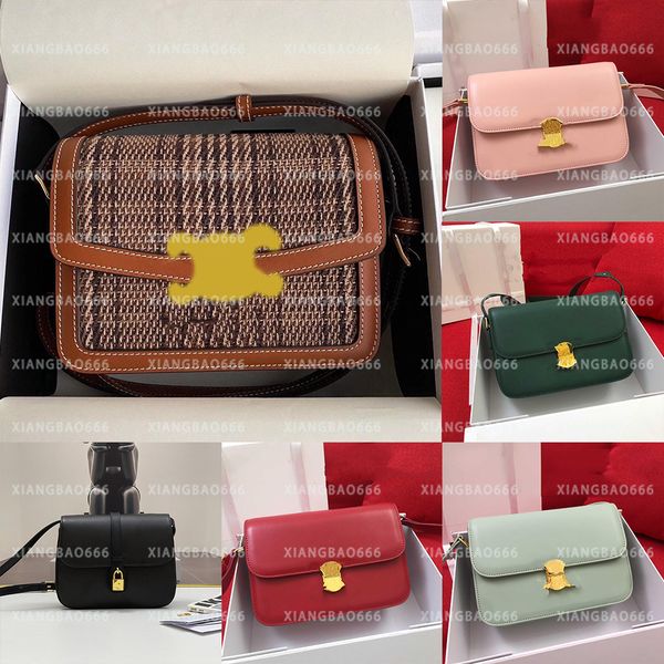 

celiin crazy sales fashion luxury shoulder bag handbags material classic floral designs designer triomphe metal button teen triomphe