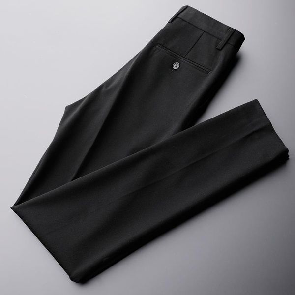 

2020 осень сплошной цвет случайные брюки slim британский бизнес мужские сплошной цвет брюки 1361, White;black
