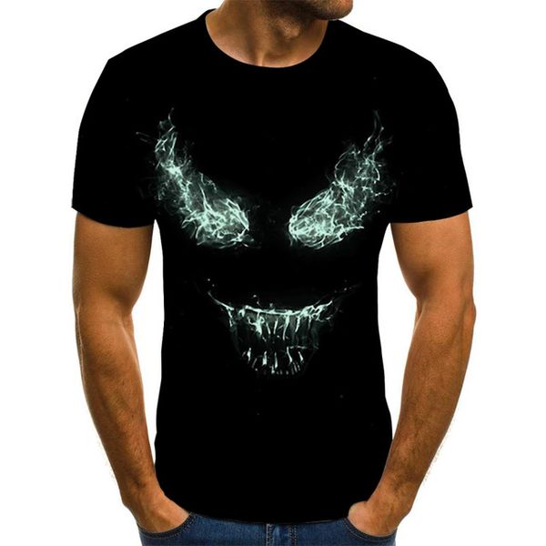 

venom sci-fi male boy clothing 3d print shirts hippie comics kawaii men clothing