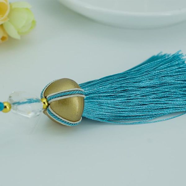 

оптовая продажа 12 шт. лот 10 см кисэль с висящими веревками шелковые шитья кисточки отделку декоративные ключевые кисточки для штор дома ук