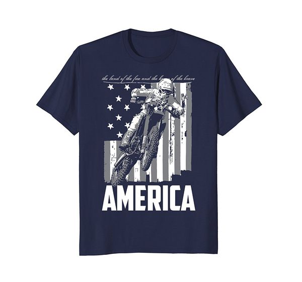 

sport fashion men t shirt american flag motocross t-shirt gift for vintage racer summer t-shirt