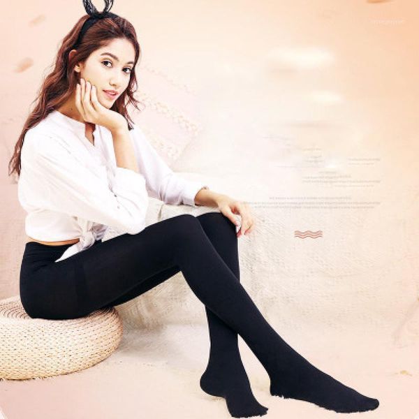 

socks & hosiery 2021 winter women tights autumn solid colors pantyhose medias modal keep warm female stockings1, Black;white