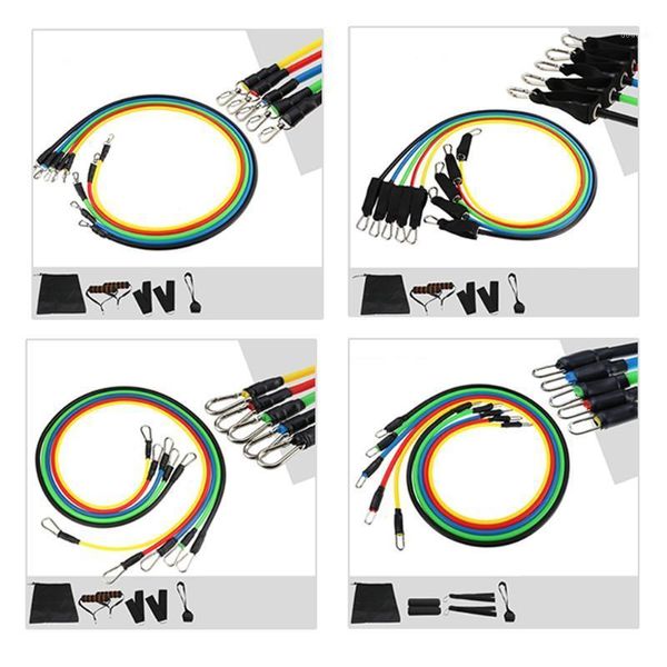 

resistance bands 11pcs/set pull rope fitness exercises latex tubes pedal excerciser body training workout yoga dropship1