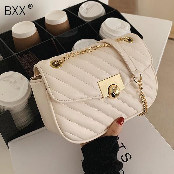 

bxx] vintage pu leather bags for women 2021 fashion chain crossbody shoulder bag lady trend handbags and purses hq819