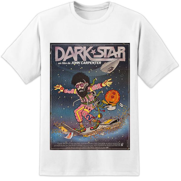 

mens john carpenter dark star movie poster s 3xl rare french print short sleeves cotton hoodie designers t shirts sweatshirt