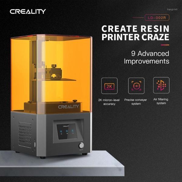

creality ld-002r lcd uv resin 3d printer with 3.5''touchscreen 2k resolution ball linear rails air filtration1