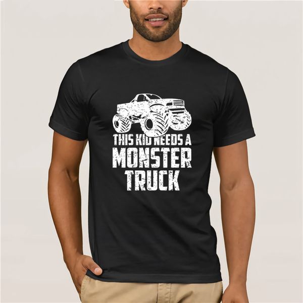 

new men shirt this kid needs a monster truck shirt car gift mens short sleeve fashion summer tshirt sport hooded sweatshirt hoodie