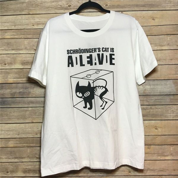 

gekius men's size xxl white graphic tee shirt schrÃ¶dinger's cat new funny tee shirt sport hooded sweatshirt hoodie