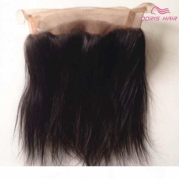 

grade 360 lace frontals lace band 100 brazilian indian virgin remy human hair closures weave extensions ing, Black;brown