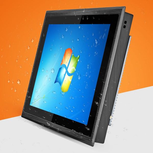 

10 12 15 17 inch industrial panel pc waterproof, dustproof, fanless cooling all in one pc whit capacitive touch 8g ram,250gb ssd