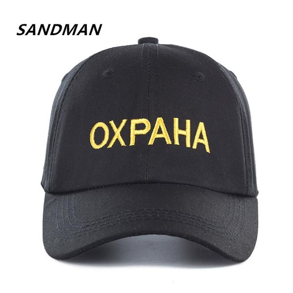 

ball caps sandman brand russian letter oxpaha snapback cap cotton baseball for men women hip hop dad hat bone garros, Blue;gray