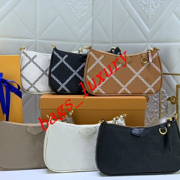 Çoklu Kadın Crossbod Çanta Çantalar Üç Parçalı Süit Izgara Araba Sütür Bayanlar Zincir Omuz Çantası Eğlence Moda Hakiki Deri Cüzdan Accessoires