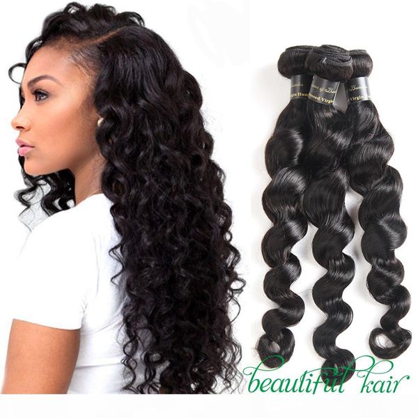 

brazilian peruvian malaysian virgin hair bundles loose water natural deep wave afro kinky curly human hair weave, Black