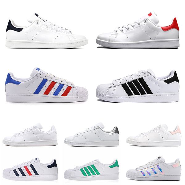 

chaussures stan smith superstars casual shoes men women triple white black navy blue zebra womens mens trainers ourdoor sports sneakers