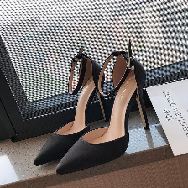 

dress shoes pointed toe pu pattern women's pumps high heel women, Black