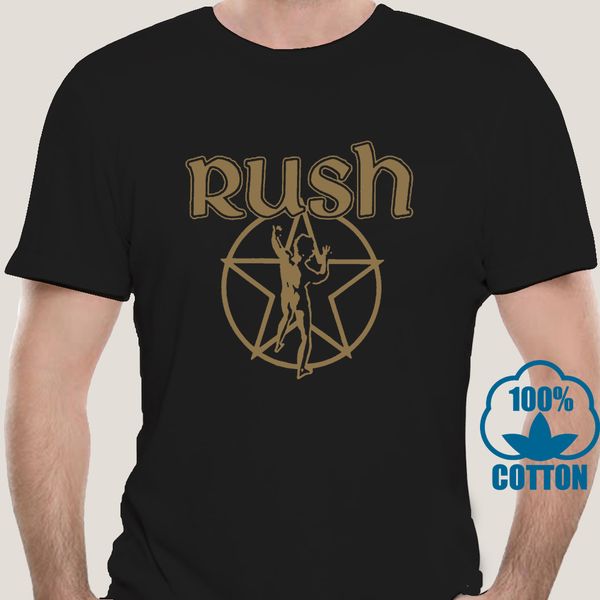 

1723a fashion tshirts rush metallic starman t shirt neuf et officiel crew neck short sleeve graphic tees sport hooded sweatshirt hoodie