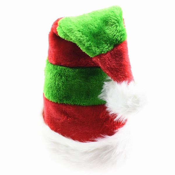 

высокое качество рождественские шапки красный зеленый полосатый merry christmas caps adult kids xmas декор новогодние подарки главная партия
