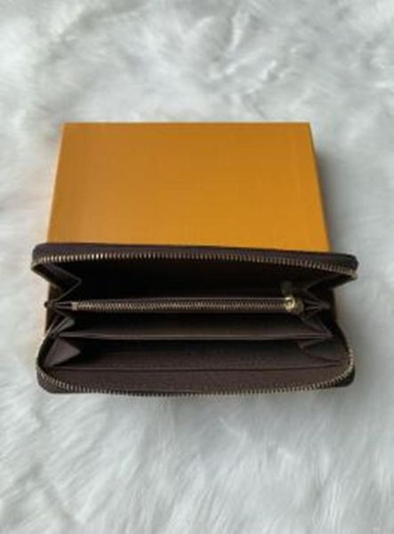 

2020 wholesale lady long wallet multicolor coin purse card holder original women classic zipper pocke, Red;black