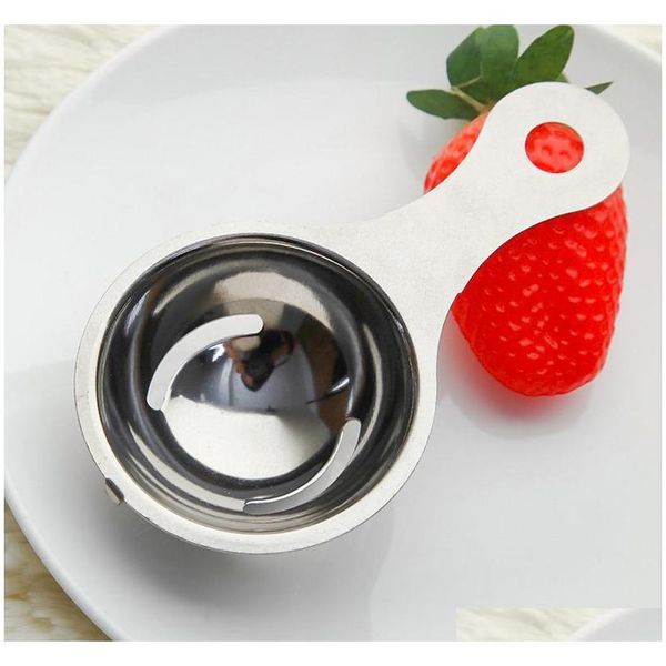 

stainless steel eggs yolk filter separating funnel spoon egg divider tool egg white separator tools yq00239 jjvvn