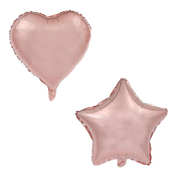 

5pcs 18inch foil star balloon decoration silver gold heart balloons birthday baby shower wedding party supplies
