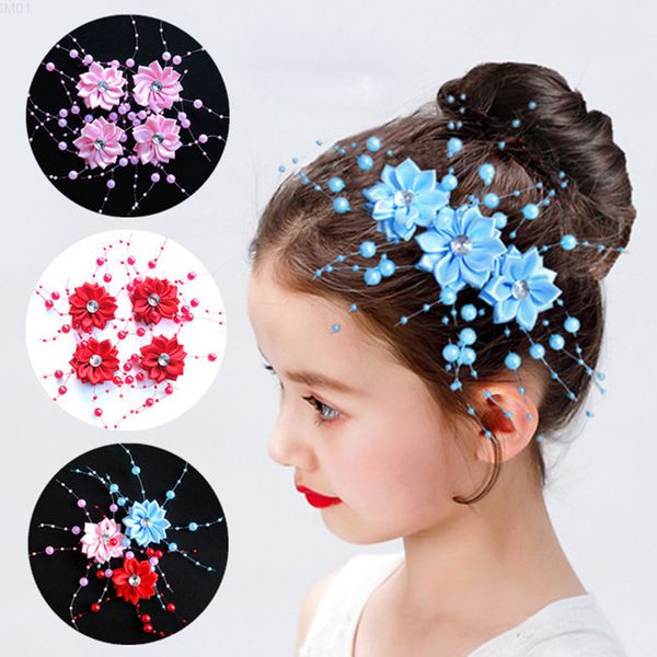 

you two. pearl crystal bridal hairpin, baby girl hairpin