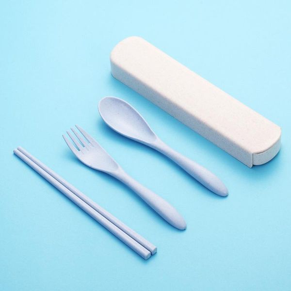 

children dinnerware school for set kitchen worthbuy straw portable chinese kids tableware wheat eco friendly dinner picnic bbympe