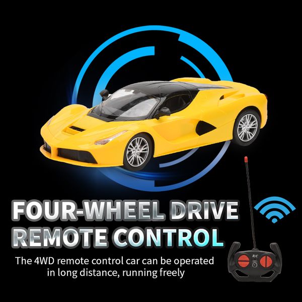 

4 wd kid remote control racing car super cool sports car model remote control sports car toys kids xmas gifts