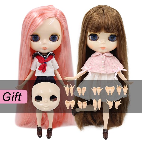 

icy dbs blyth doll toy joint body bjd white skin shiny face 1/6 toy 30cm special offer 1011 1016