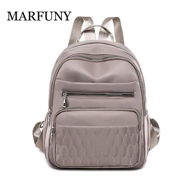 

oxford waterproof womens school book backpack girls shoulder bag travel vacation bag fashion casual solid lady student rucksack bbyuje