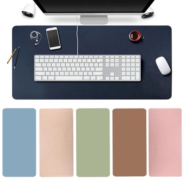 

mouse pads & wrist rests 90*40cm large leather game pad modern home office computer desk keyboard mice mat lapsimplicity cushion qua