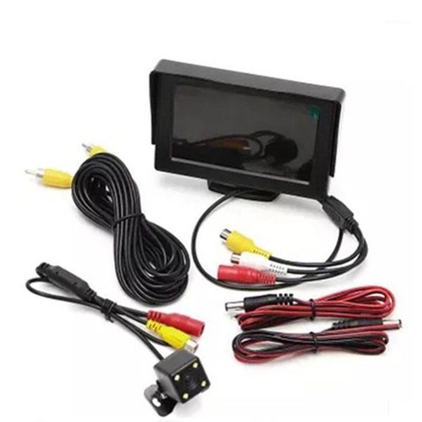

4.3 inch car desklcd tft monitor universal external reversing camera kit high definiton night view1
