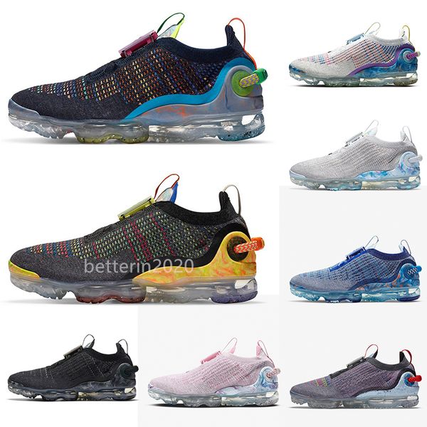 

новый vapourmax 2020 кроссовки fk fly кроссовки knit ease tie pure platinum тройной черный кремовый мужчины женщины спорт на открытом воздух