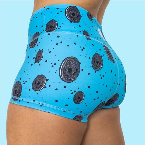 

women shorts 2020 summer female skinny fitness biker shorts casual high waist sports short pants bottoms, White;black