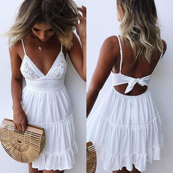

2020 lace beach dress ladies bikini swimsuit swimwear cover up beachwear saida de praia cover up tunics beach bathing suits1, White;black