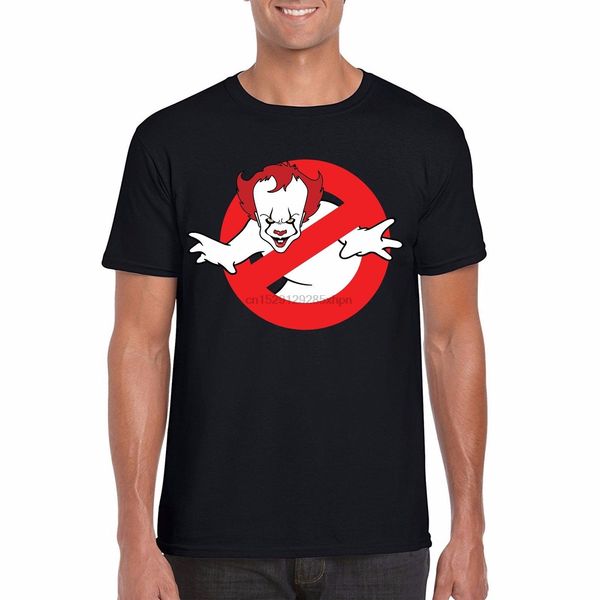 

ghostbuster t-shirt pennywise ghost parody design it movie 100% cotton brand new t shirts sport hooded sweatshirt hoodie
