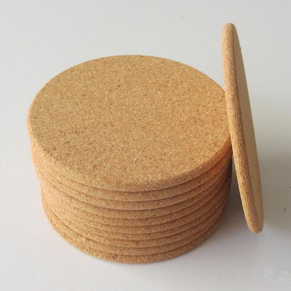 

500pcs classic round plain cork coasters drink wine mats cork mats drink wine mat ideas for wedding party gift gwf2471