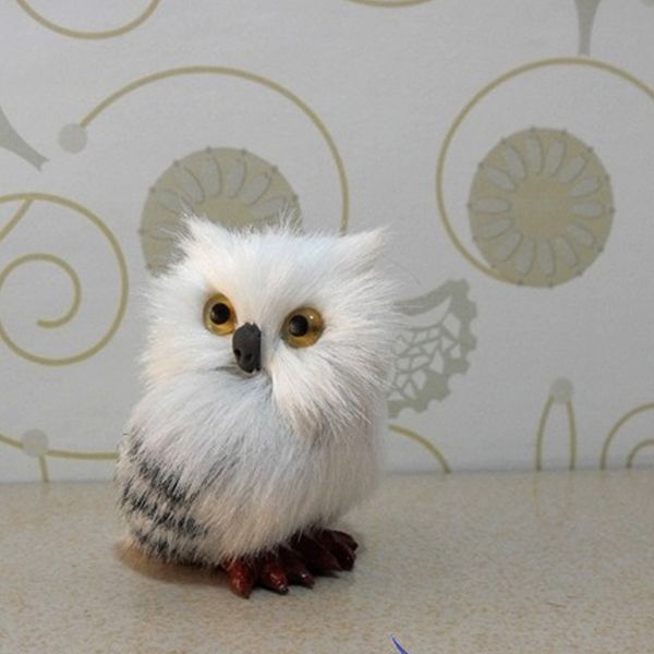 

furry ornament decor adornment 1pc simulation xmas night owl yule christmas embellish household props children gifts