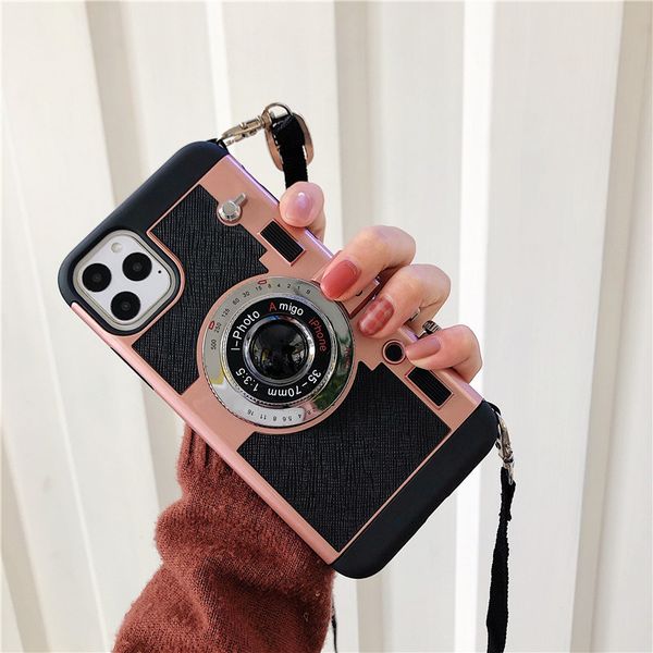

cases for iphone 13 12 11 pro max x xs 7 8 plus cover vpower luxury innovative camera tpu+pc hybrid phone cover