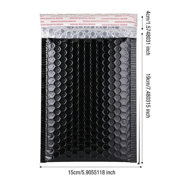 

50pcs black bubble envelope mailer bag foil bubble mailer for gift packaging wedding favor bag mailing envelopes mailer bags h jllfri