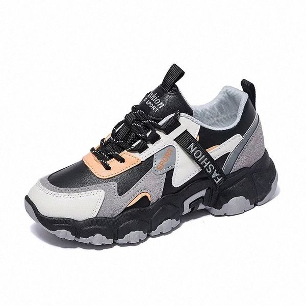 

jinjin-ww45-sneakers women chunky 2020 spring fashion shoes black beige women casual trainer shoe 2h85 #yd0c