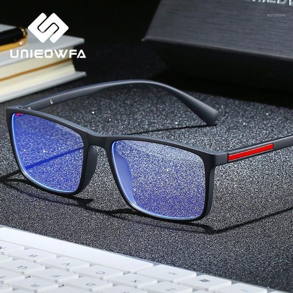 

sunglasses tr90 anti blue light blocking glasses men computer gaming eyeglasses male clear lens ray eyewear radiation protection1, White;black