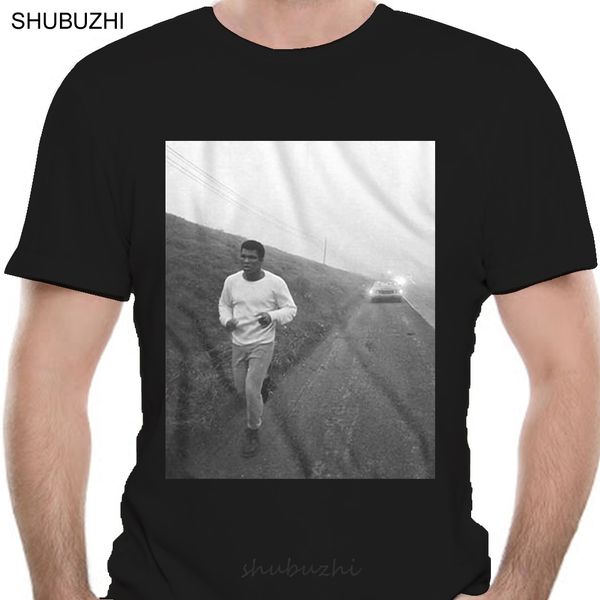 

muhammad ali roadrunning black short sleeve t shirt good quality brand shirt summer style cool shirts sport hooded sweatshirt hoodie