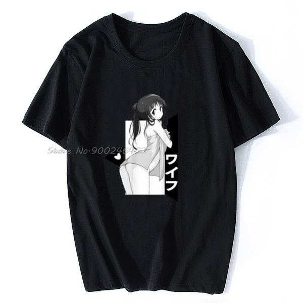

sport waifu lewd senpai hentai t-shirt tshirt men's fashion print t-shirt men summer style design t-shirt tees