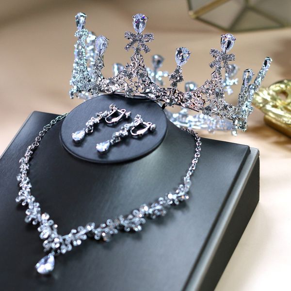 

iheaddress bride super fairy wedding hat gift 18 year old princess crown, Silver