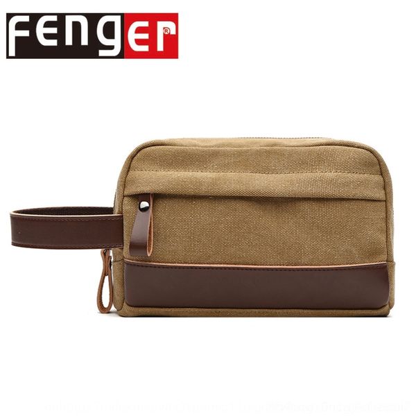 

pvrwi women's wash portable solid color portable coin purse cosmetic canvas bag canvas bagmen's and storage outdoor key cosmetic b