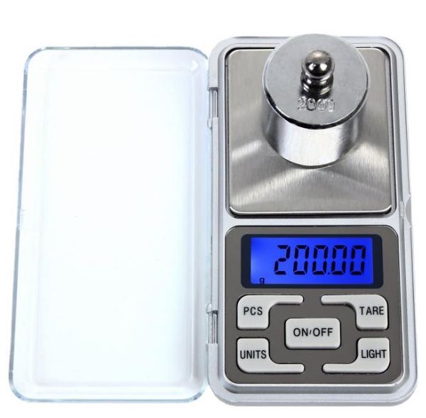 2022 Novo 500g 0.1g / 200G 0.01g Mini Bolso Escala Digital Escalas Eletrônicas para Gold Sterling Jóias Escamas de Cozinha Balance Gram