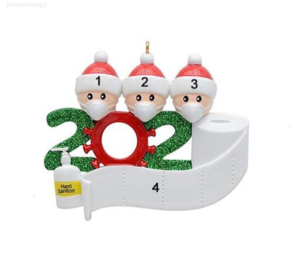 

factoryzbh52020 decoration gift quarantine factorymjrzdhl christmas birthdays party product personalized family of 4 ornament pande