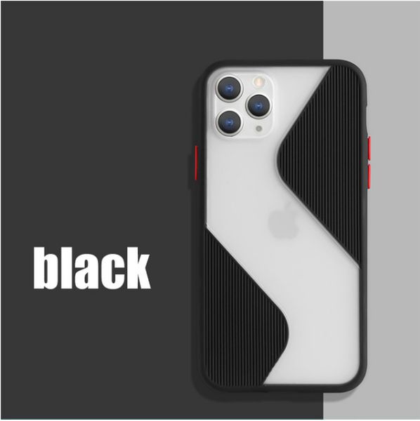 

shockproof phone case back cover for iphone 11 pro max se 2020 splice translucent case for iphone xs max x xr 8 7 6 6s plus case
