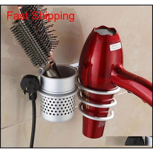 

storage rack metal hair dryer comb rack wall mount bathroom flat spiral stand holder hanger organizer bathroom a qylhzl dh_seller2010